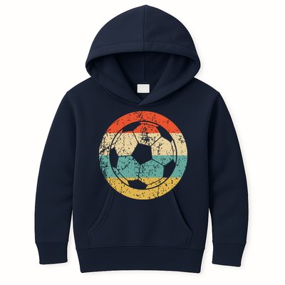 Soccer Retro Soccer Ball Kids Hoodie
