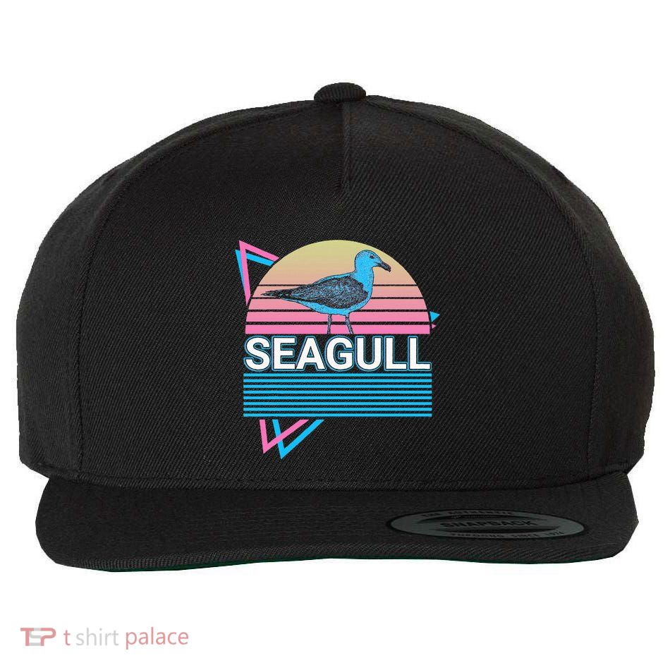 Seagull Retro Wool Snapback Cap