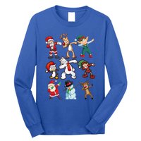 Santa Reindeer Snow Elves And Christmas Crew Gift Long Sleeve Shirt