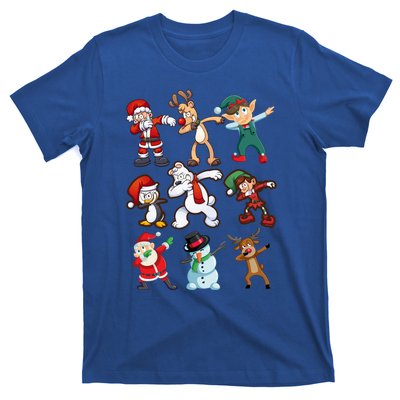 Santa Reindeer Snow Elves And Christmas Crew Gift T-Shirt