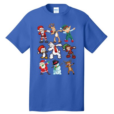 Santa Reindeer Snow Elves And Christmas Crew Gift Tall T-Shirt