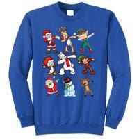 Santa Reindeer Snow Elves And Christmas Crew Gift Tall Sweatshirt