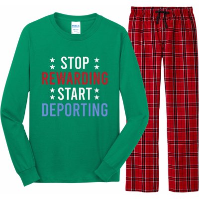 Stop Rewarding Start Deporting Long Sleeve Pajama Set