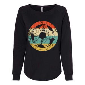 Soccer Retro Soccer Ball Womens California Wash Sweatshirt