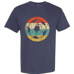 Soccer Retro Soccer Ball Garment-Dyed Heavyweight T-Shirt