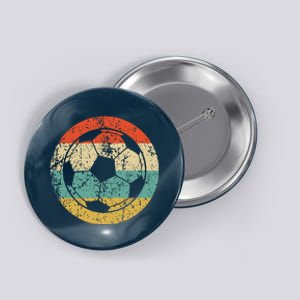 Soccer Retro Soccer Ball Button