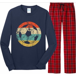 Soccer Retro Soccer Ball Long Sleeve Pajama Set