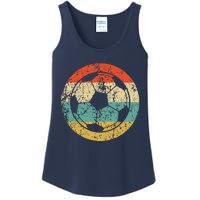 Soccer Retro Soccer Ball Ladies Essential Tank