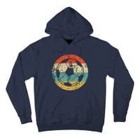 Soccer Retro Soccer Ball Tall Hoodie