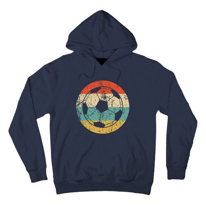 Soccer Retro Soccer Ball Tall Hoodie