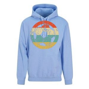 Soccer Retro Soccer Ball Unisex Surf Hoodie