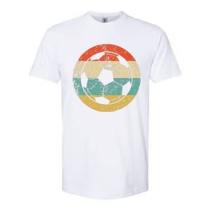 Soccer Retro Soccer Ball Softstyle CVC T-Shirt