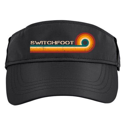 Switchfoot Retro Stripes Musician Vintage Adult Drive Performance Visor
