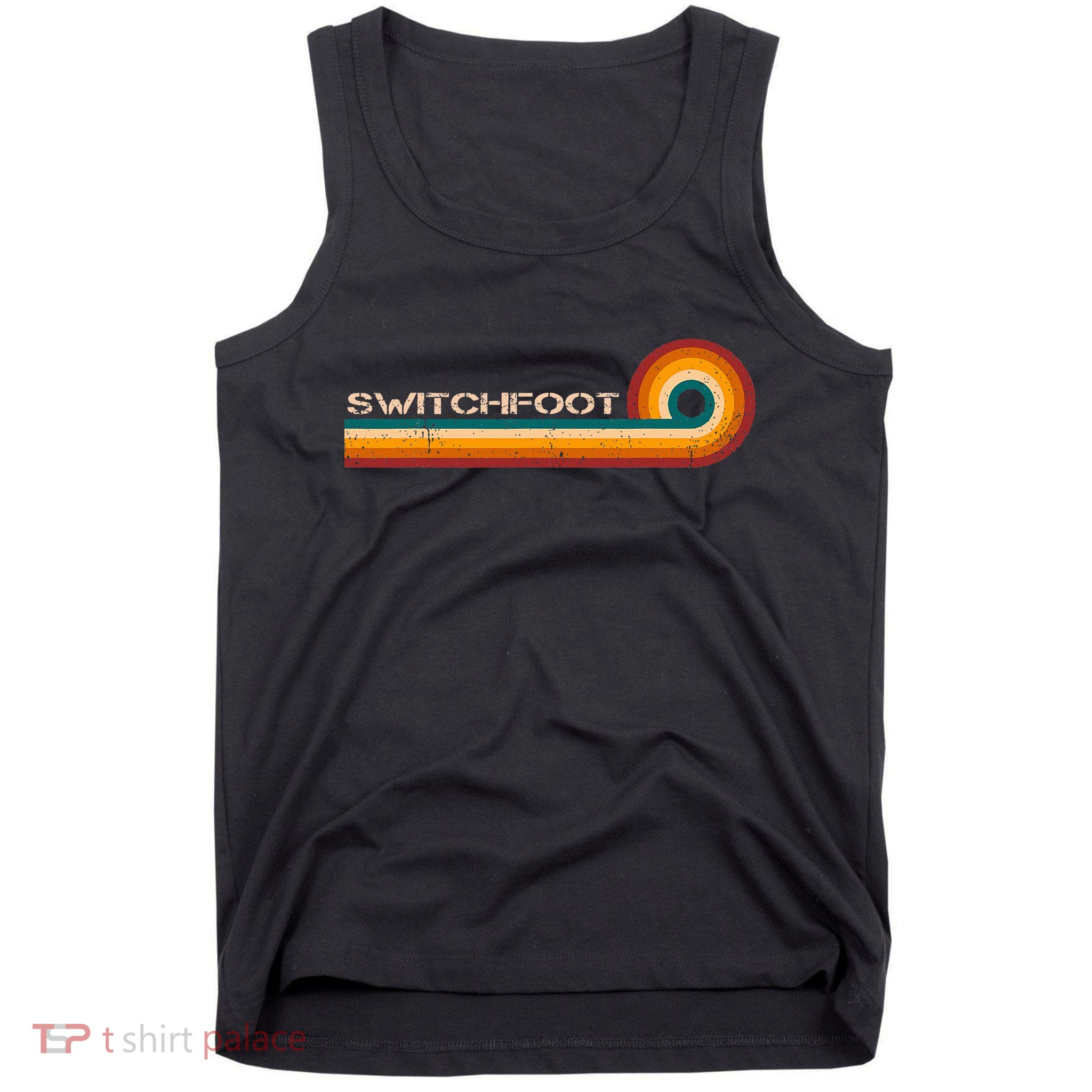 Switchfoot Retro Stripes Musician Vintage Tank Top