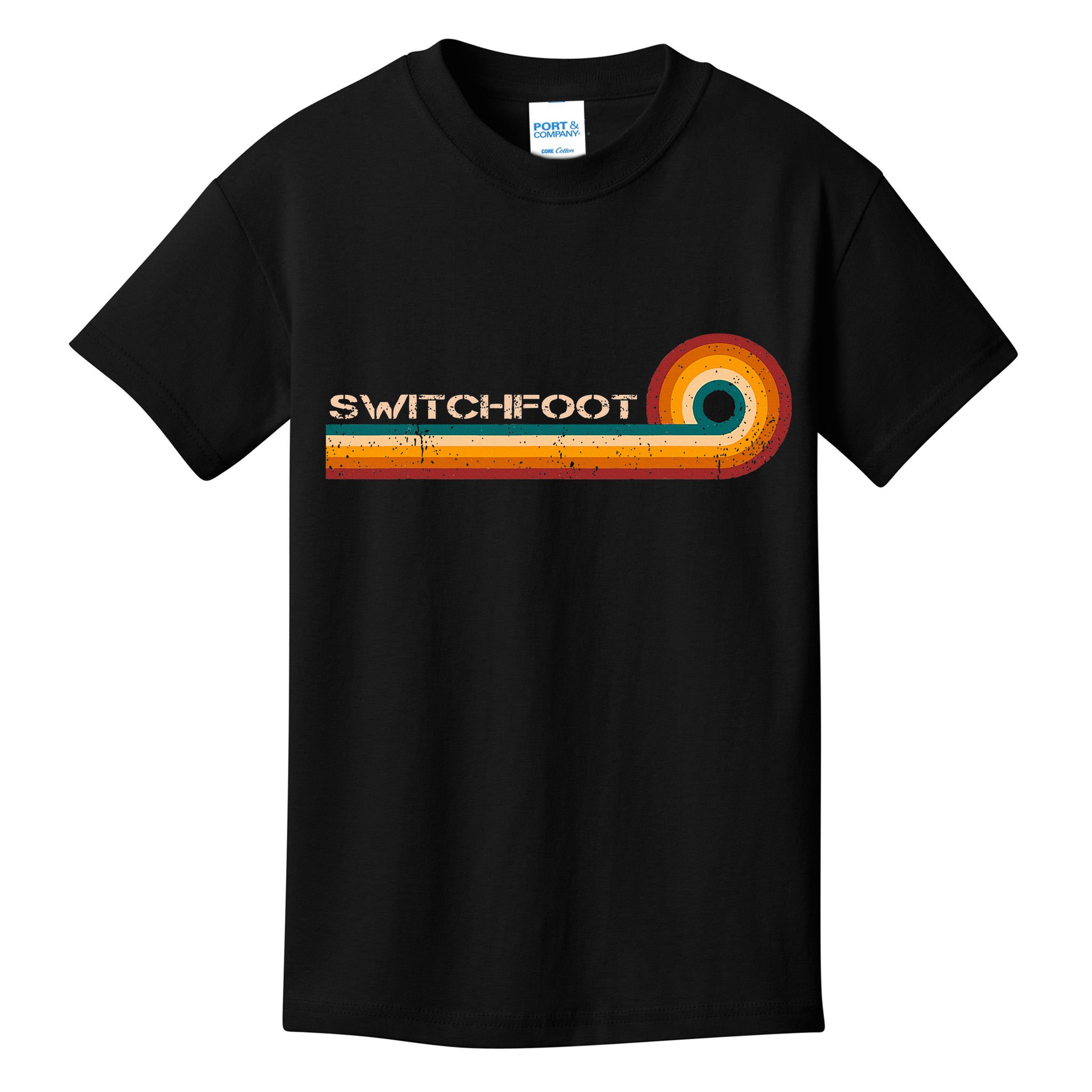 Switchfoot Retro Stripes Musician Vintage Kids T-Shirt