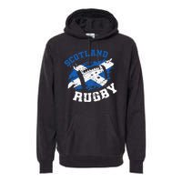 Scotland Rugby Scottish Scotland Flag Premium Hoodie