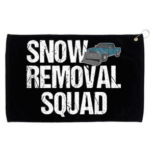 Snow Removal Squad Snow Plow Truck Funny Gift Grommeted Golf Towel