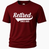 Sporty Retired Since 2025 Retirement Gift Performance Shirt
