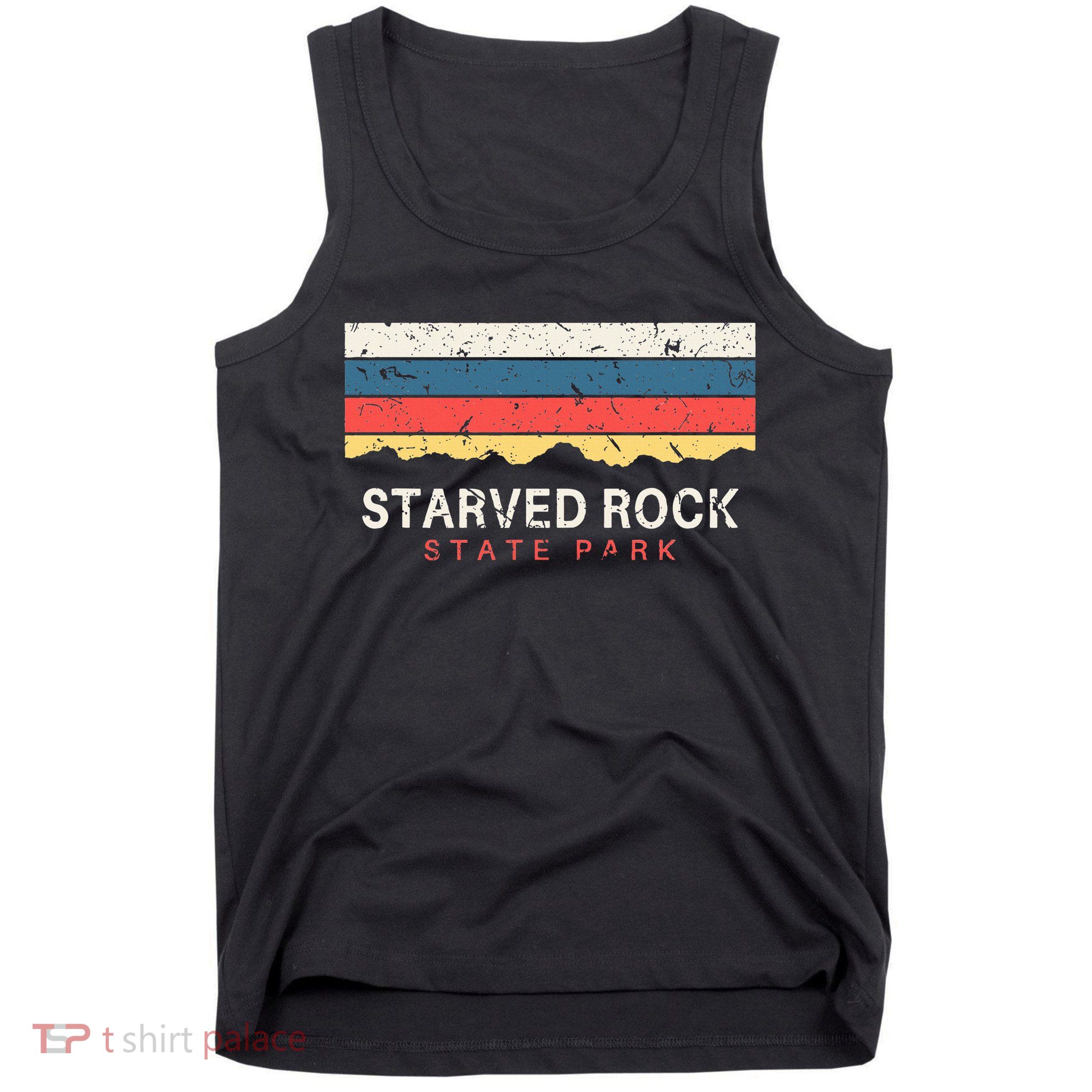 Starved Rock State Park Vintage Souvenirs Illinois Tank Top