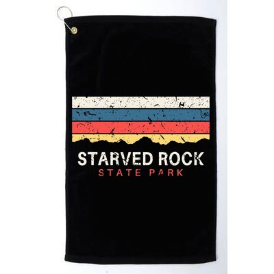 Starved Rock State Park Vintage Souvenirs Illinois Golf Towel