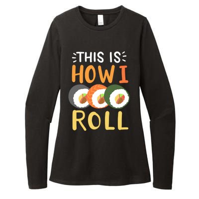 Sushi Roll Sushi Lover Sushi Restaurant Gift Womens CVC Long Sleeve Shirt