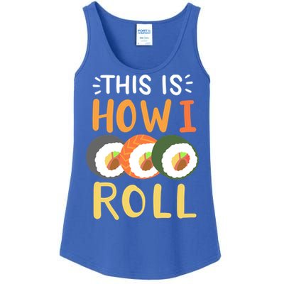 Sushi Roll Sushi Lover Sushi Restaurant Gift Ladies Essential Tank