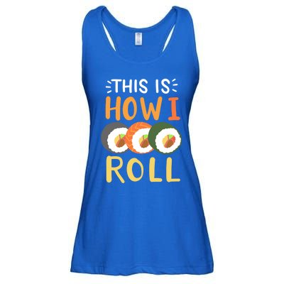 Sushi Roll Sushi Lover Sushi Restaurant Gift Ladies Essential Flowy Tank