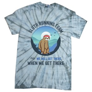 Sloth Running  Sloth Running Team Tie-Dye T-Shirt