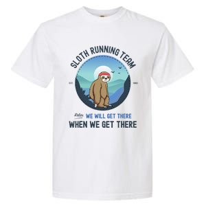 Sloth Running  Sloth Running Team Garment-Dyed Heavyweight T-Shirt