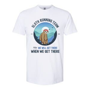 Sloth Running  Sloth Running Team Softstyle CVC T-Shirt