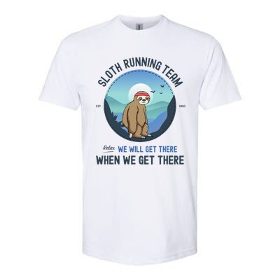 Sloth Running  Sloth Running Team Softstyle CVC T-Shirt