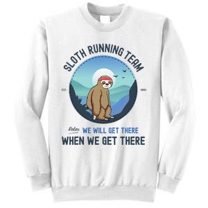 Sloth Running  Sloth Running Team Sweatshirt