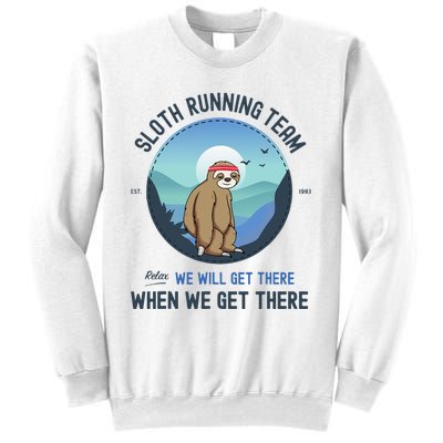 Sloth Running  Sloth Running Team Sweatshirt