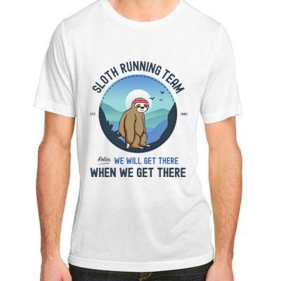 Sloth Running  Sloth Running Team Adult ChromaSoft Performance T-Shirt