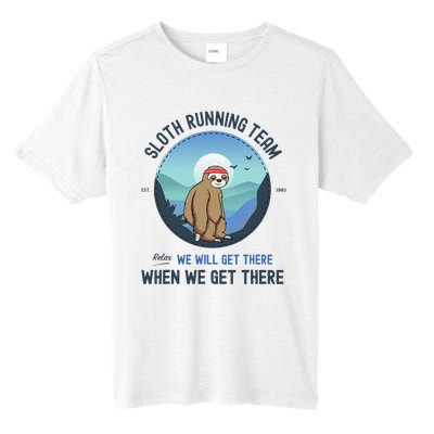 Sloth Running  Sloth Running Team Tall Fusion ChromaSoft Performance T-Shirt