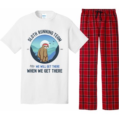 Sloth Running  Sloth Running Team Pajama Set