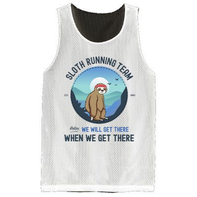 Sloth Running  Sloth Running Team Mesh Reversible Basketball Jersey Tank