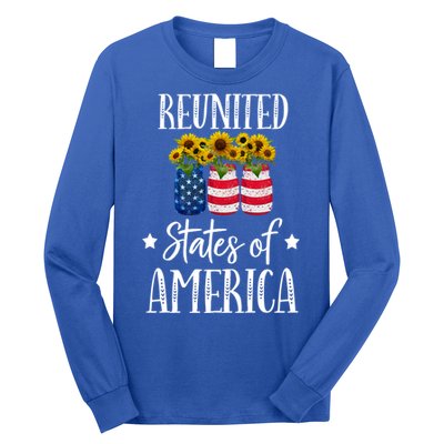 Sunflower Reunited States Of America Gift Long Sleeve Shirt