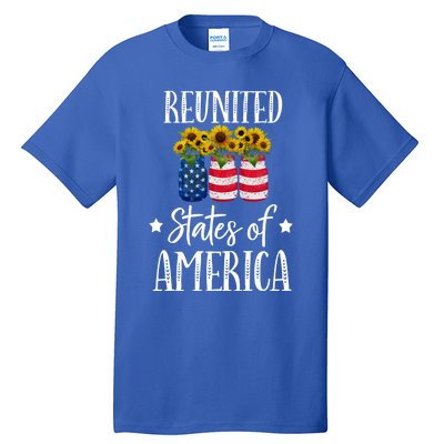 Sunflower Reunited States Of America Gift Tall T-Shirt