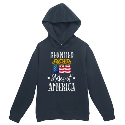 Sunflower Reunited States Of America Gift Urban Pullover Hoodie