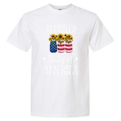 Sunflower Reunited States Of America Gift Garment-Dyed Heavyweight T-Shirt