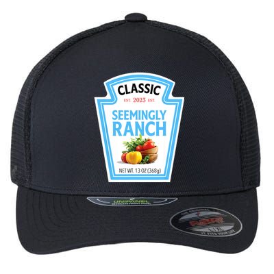 Seemingly Ranch Sauce Dressing Halloween Costume Matching Flexfit Unipanel Trucker Cap