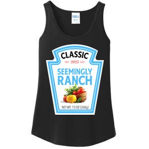 Seemingly Ranch Sauce Dressing Halloween Costume Matching Ladies Essential Tank