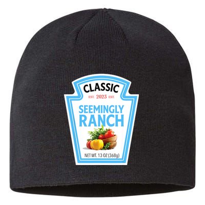 Seemingly Ranch Sauce Dressing Halloween Costume Matching Sustainable Beanie