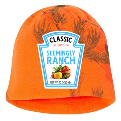 Seemingly Ranch Sauce Dressing Halloween Costume Matching Kati - Camo Knit Beanie