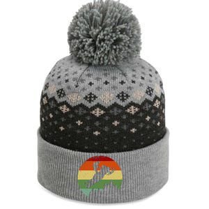 Snowmobile Retro The Baniff Cuffed Pom Beanie