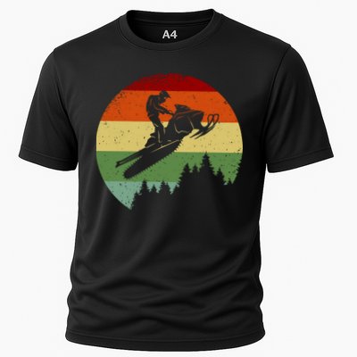 Snowmobile Retro Performance Shirt
