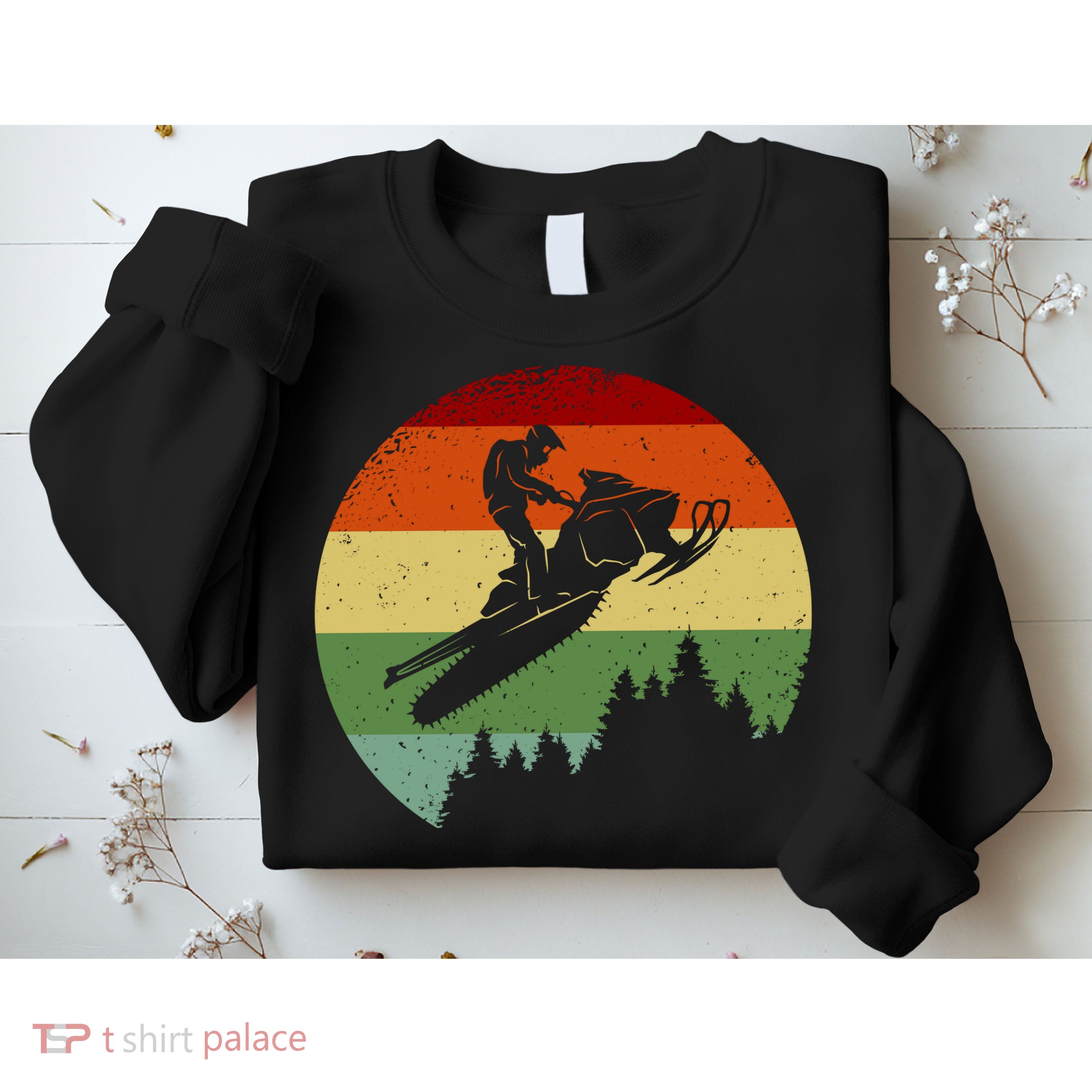 Snowmobile Retro Sweatshirt