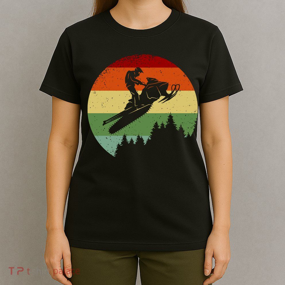 Snowmobile Retro T-Shirt