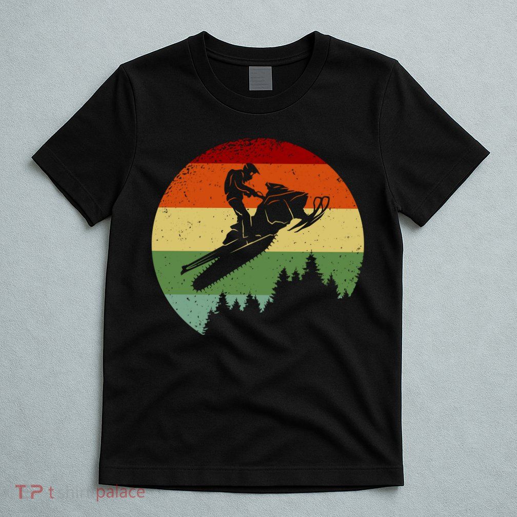 Snowmobile Retro T-Shirt
